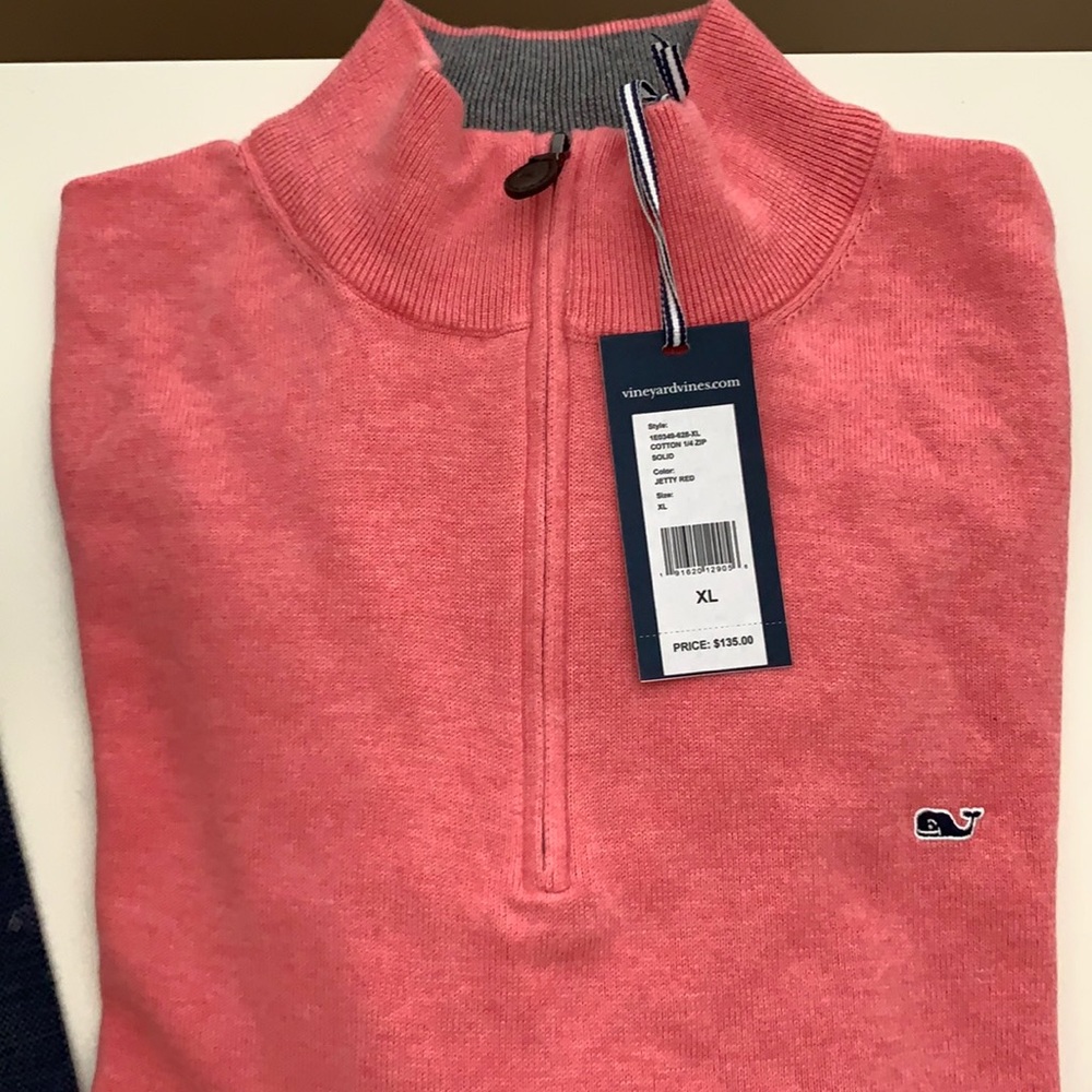 Men’s quarter zip sweater never worn